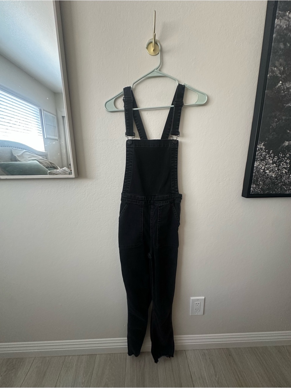 Madewell Black Denim Overalls Jumpsuit - Casual Women’s Pants & Jumpsuit